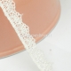 Nylon lace ribbon, off white, 10-15 mm, 1 m