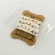 Printted cotton ribbon "Flag garland", off white, 15 mm, 1,82 m