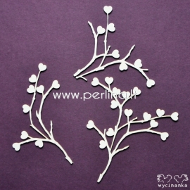 Chipboard "My sweet love - twigs", 3 pcs