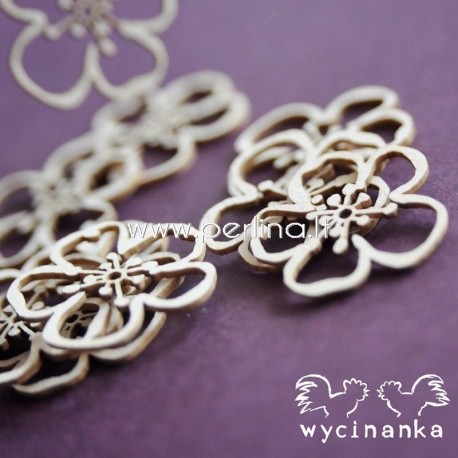 Chipboard "Flowers and herbs 6", 9 pcs