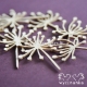 Chipboard "Flowers and herbs 12", 8 pcs
