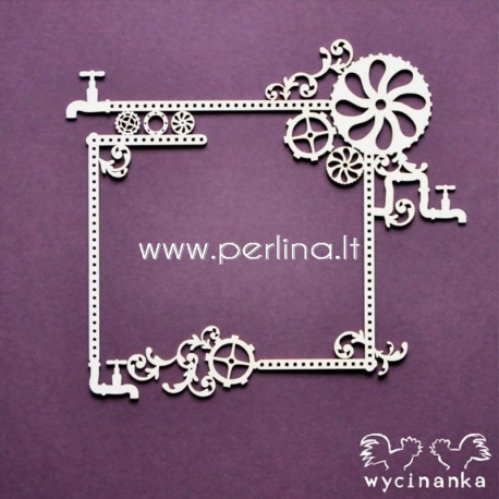 Chipboard "Around the steampunk - frame 2", 1 pc