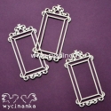 Chipboard "Around the steampunk - frame 3", 3 pcs