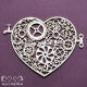 Chipboard "Around the steampunk - heart 2", 1 pc