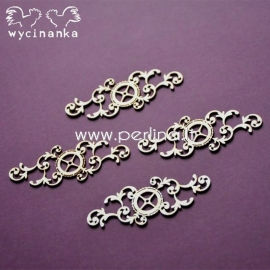 Chipboard "Around the steampunk - decors 2", 4 pcs