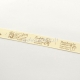Lipni medvilninė juostelė "Etiketė", 20 mm, 1,82 m
