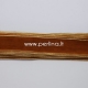 Organza ribbon, saddle brown, 10 mm, 1 m