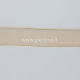Organza ribbon, saddle brown, 10 mm, 1 m