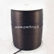 Satin ribbon, brown, 3 mm, 1 m