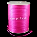 Satin ribbon, hot pink, 3 mm, 1 m