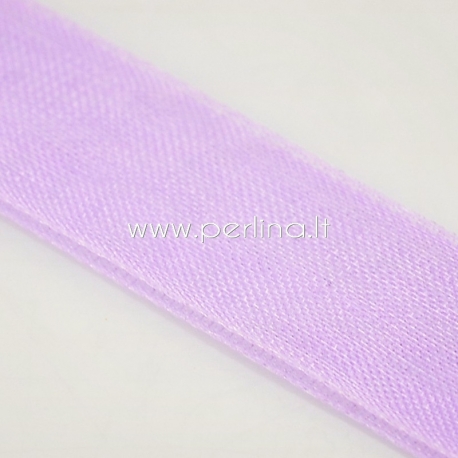 Organza ribbon, lilac, 12 mm, 1 m