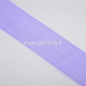 Organza ribbon, purple, 20 mm, 1 m