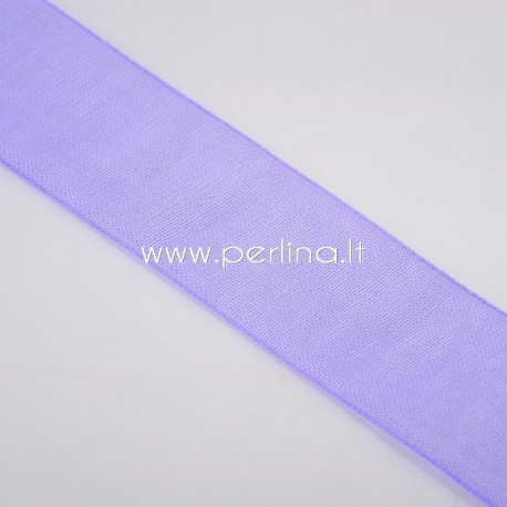 Organza ribbon, purple, 20 mm, 1 m