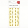 Adhesive Star Gems, gold, 121 pcs