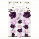 Paper flowers "Nature's Grace", 12 pcs