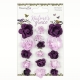 Paper flowers "Nature's Grace", 12 pcs