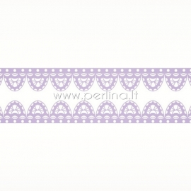 Paper craft tape "Lavender Lace", 8 m