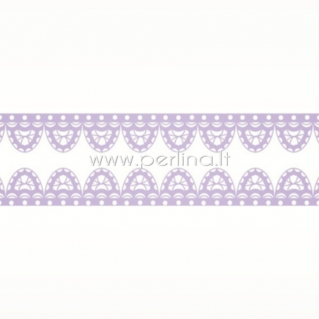 Paper craft tape "Lavender Lace", 8 m