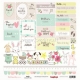 Paper collection set "First Moments", 30,5x30,5 cm, 8 sheets