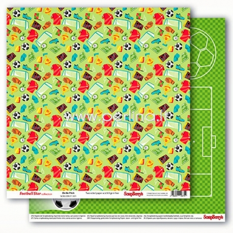 Popierius "Football Star - On the Pitch", 30,5x30,5 cm
