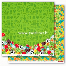 Popierius "Football Star - Combination Play", 30,5x30,5 cm