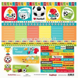 Paper "Football Star - Cards 1", 30,5x30,5 cm