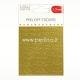 Peel-Off stickers "Happy Christmas", gold, 2 sheets