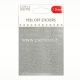 Peel-Off stickers "Happy Christmas", silver, 2 sheets