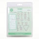 Die cut stencil "Alphabet Bunting Dies", 28 pcs