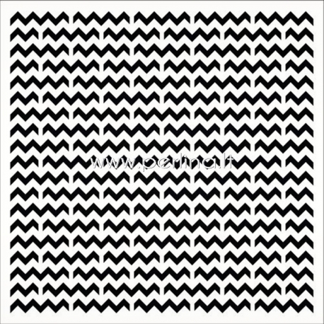Stencil "Chevron pattern", 15,2x15,2 cm, 1 pc