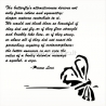 Stencil-mask "Text - Fly Away", 15x15 cm