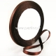 Satin ribbon, brown, 20 mm, 1 m