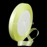 Satin ribbon, light yellow, 10 mm, 1 m