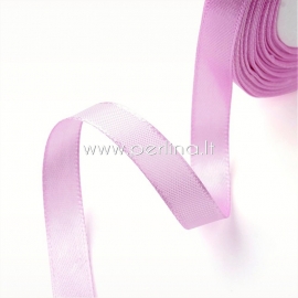 Satin ribbon, lilac, 10 mm, 1 m