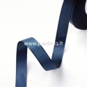Satin ribbon, dark blue, 10 mm, 1 m