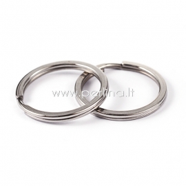 Key ring, stainless steel, 25x2mm