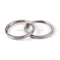 Key ring, stainless steel, 25x2mm