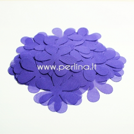 Fabric flower, indigo, 1 pc, select size