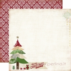 Popieriaus rinkinys "So This is Christmas", 30,5x30,5 cm