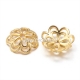 Bead cap, golden, 14x4 mm, 1 pc