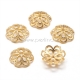 Bead cap, golden, 14x4 mm, 1 pc