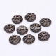 Bead cap, antique bronze, 11,5x4 mm, 1 pc