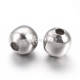Spacer bead, stainless steel, 4 mm, 1 pc