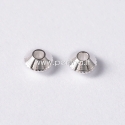 Spacer bead, silver, 4mm, 1 pc