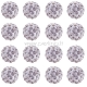 Pave disco ball bead, crystal, 10 mm, 1 pc