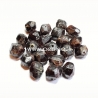 Natural garnet nugget, 14x13x12 - 10x10x11 mm, 1 pc