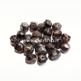Natural garnet nugget, 14x7mm - 9x8 mm, 1 pc