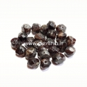 Natūralus granatas, karoliukas, grynuolis, 14x7 - 9x8 mm, 1 vnt