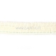 Polyester thread cord, off-white, 25 mm, 10 cm