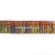 Polyester thread cord, multicolor, 25 mm, 10 cm